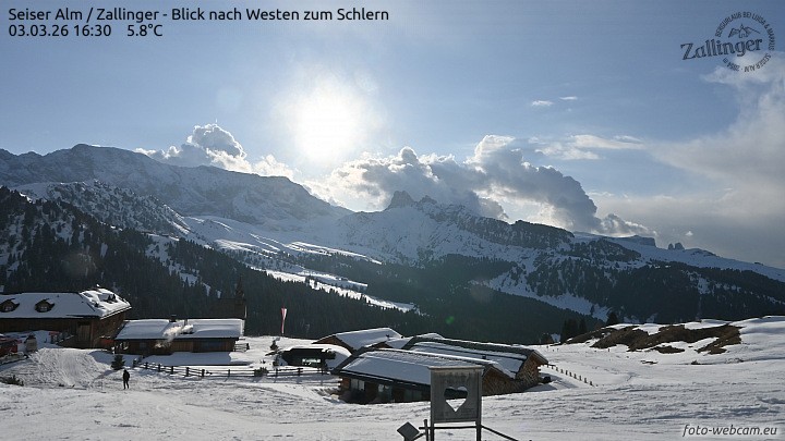 Archiv Foto Webcam Almgasthof Zallinger (Dolomiten)