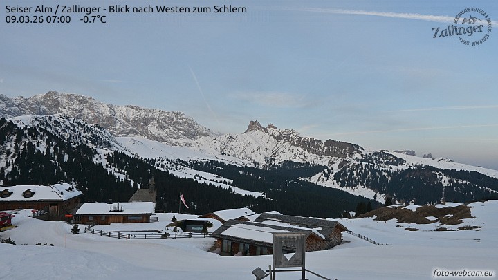 Archiv Foto Webcam Almgasthof Zallinger (Dolomiten)
