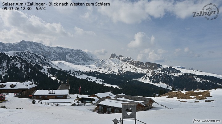 Archiv Foto Webcam Almgasthof Zallinger (Dolomiten)