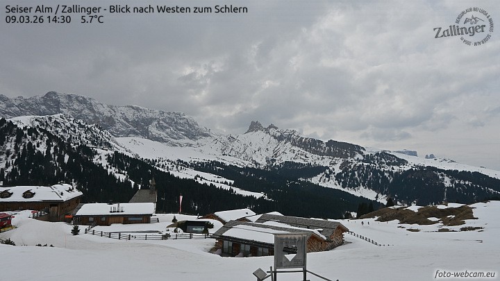 Archiv Foto Webcam Almgasthof Zallinger (Dolomiten)