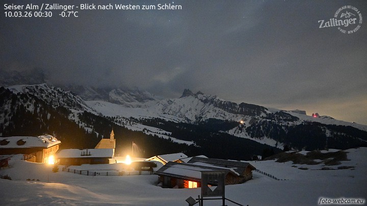 Archived image Webcam Almgasthof Zallinger