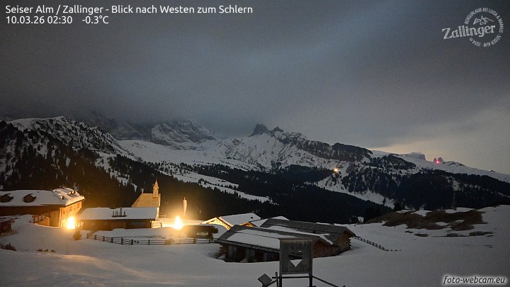 Archived image Webcam Almgasthof Zallinger