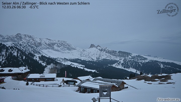 Archived image Webcam Almgasthof Zallinger