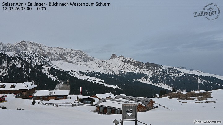 Archived image Webcam Almgasthof Zallinger