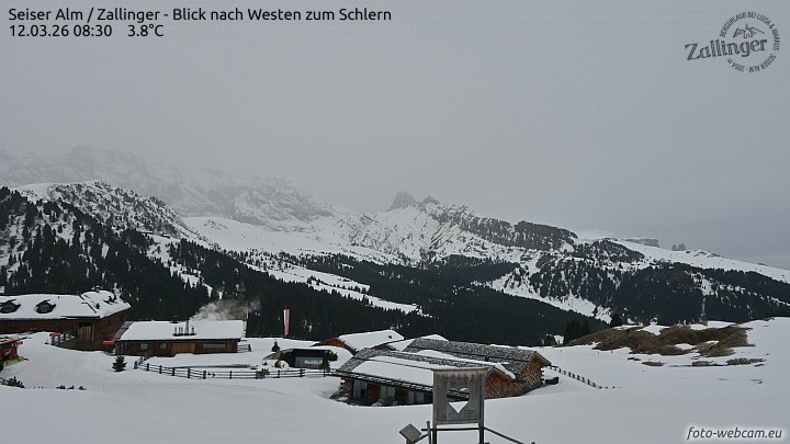 Archived image Webcam Almgasthof Zallinger