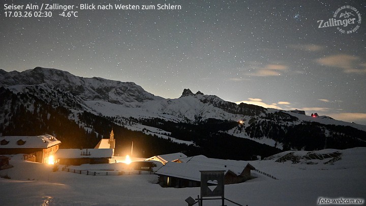 Archiv Foto Webcam Almgasthof Zallinger (Dolomiten)