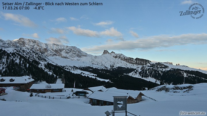Archiv Foto Webcam Almgasthof Zallinger (Dolomiten)