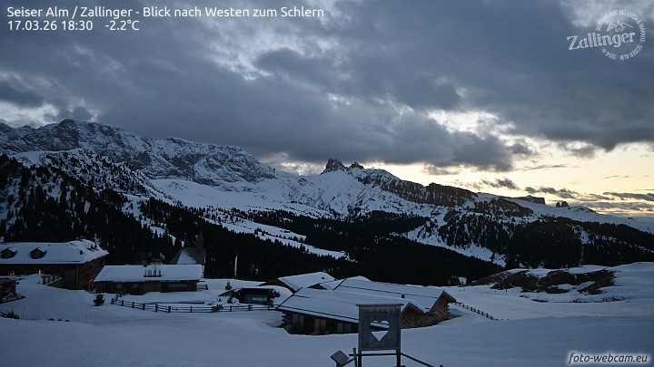 Archiv Foto Webcam Almgasthof Zallinger (Dolomiten)