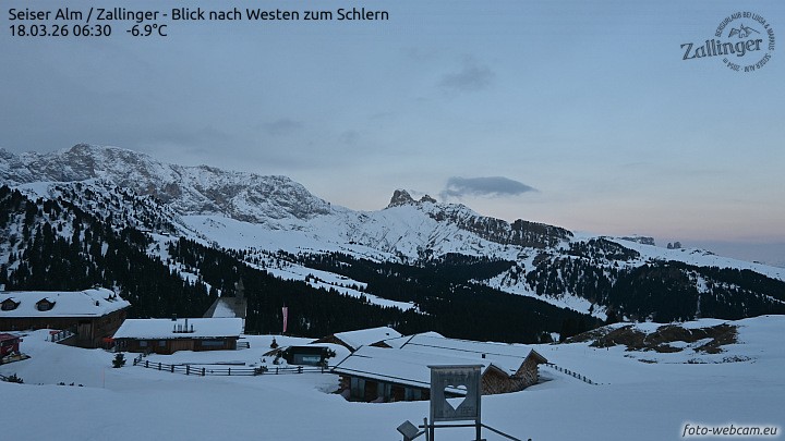 Archiv Foto Webcam Almgasthof Zallinger (Dolomiten)