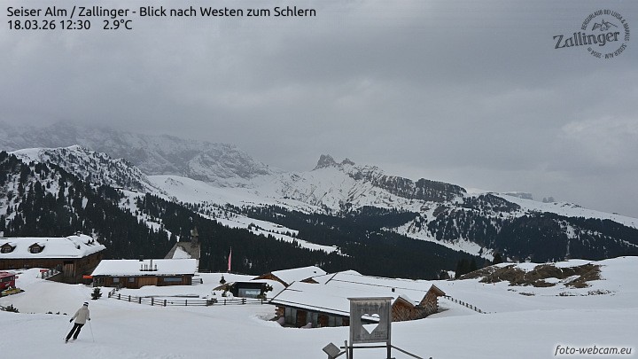 Archiv Foto Webcam Almgasthof Zallinger (Dolomiten)