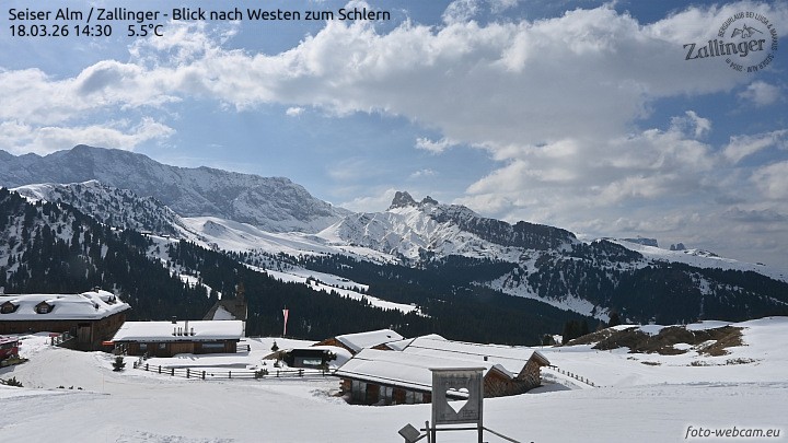 Archiv Foto Webcam Almgasthof Zallinger (Dolomiten)