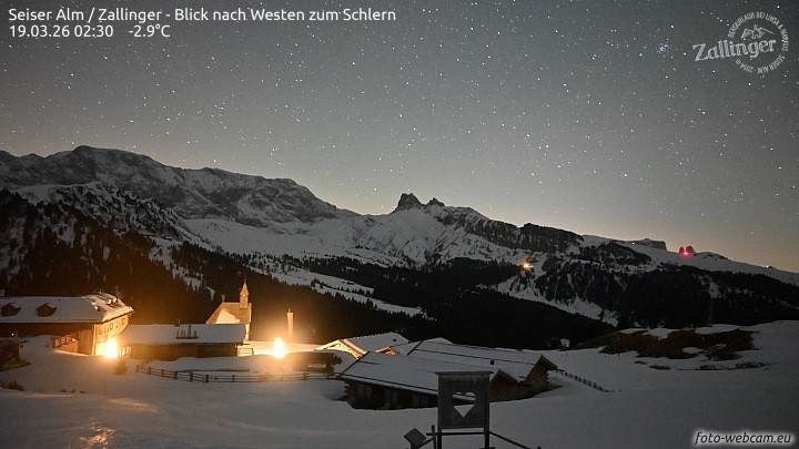 Archiv Foto Webcam Almgasthof Zallinger (Dolomiten)