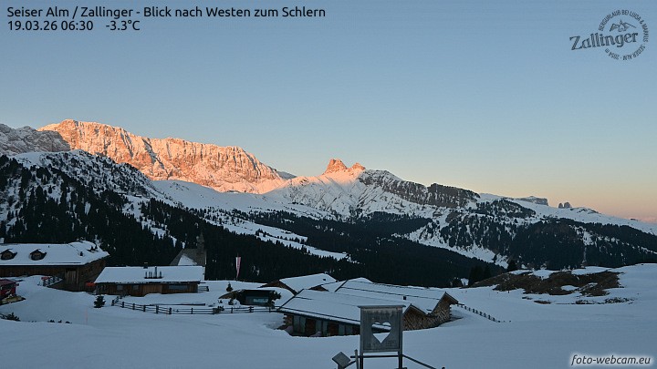 Archived image Webcam Almgasthof Zallinger