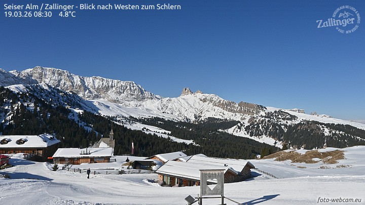 Archiv Foto Webcam Almgasthof Zallinger (Dolomiten)
