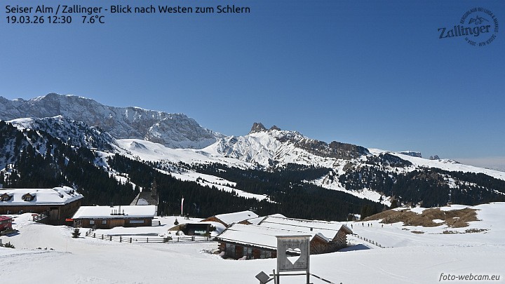 Archiv Foto Webcam Almgasthof Zallinger (Dolomiten)