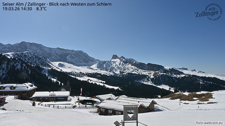 Archiv Foto Webcam Almgasthof Zallinger (Dolomiten)