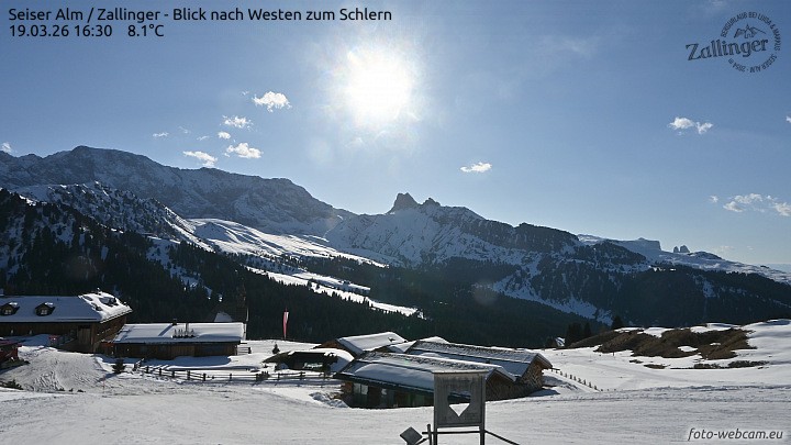 Archiv Foto Webcam Almgasthof Zallinger (Dolomiten)