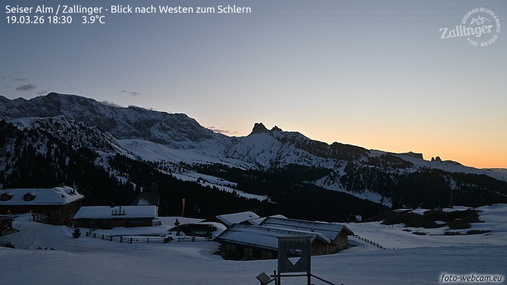 Archiv Foto Webcam Almgasthof Zallinger (Dolomiten)