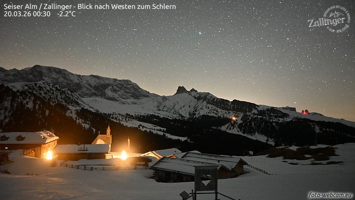 Archiv Foto Webcam Almgasthof Zallinger (Dolomiten)