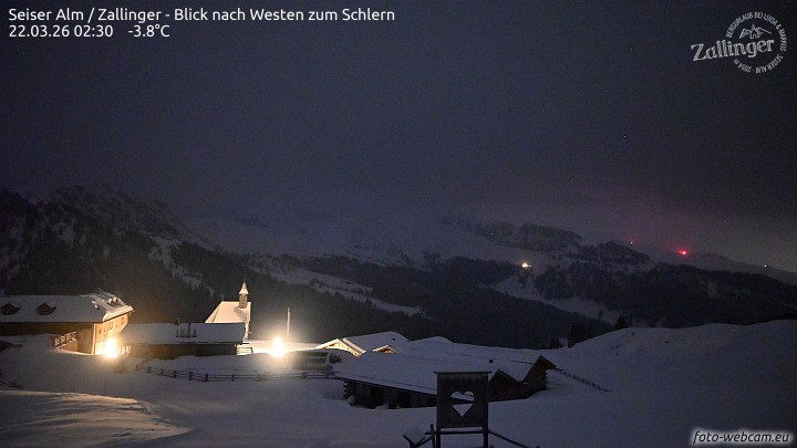 Archiv Foto Webcam Almgasthof Zallinger (Dolomiten)