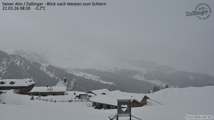 Archiv Foto Webcam Almgasthof Zallinger (Dolomiten)