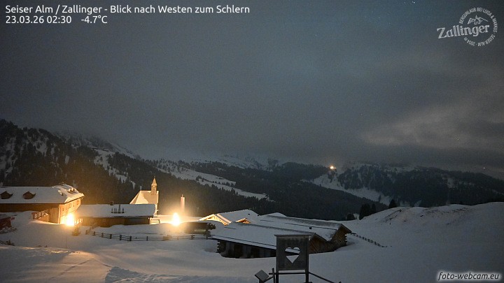 Archiv Foto Webcam Almgasthof Zallinger (Dolomiten)