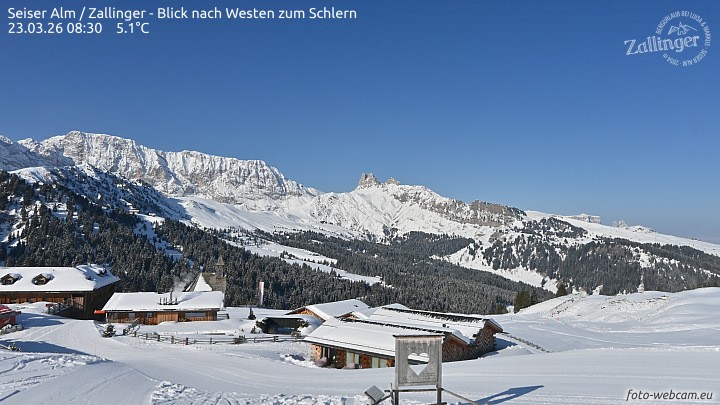 Archiv Foto Webcam Almgasthof Zallinger (Dolomiten)