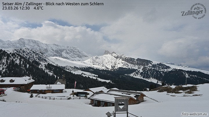 Archiv Foto Webcam Almgasthof Zallinger (Dolomiten)
