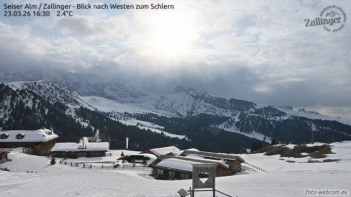 Archiv Foto Webcam Almgasthof Zallinger (Dolomiten)