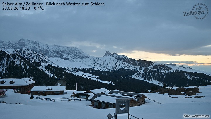 Archiv Foto Webcam Almgasthof Zallinger (Dolomiten)