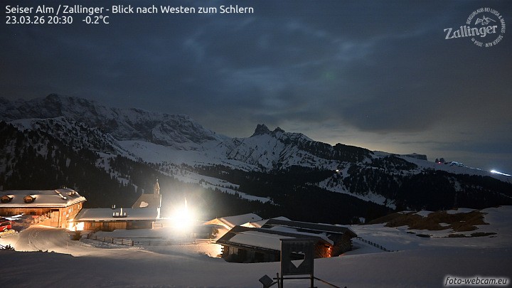 Archiv Foto Webcam Almgasthof Zallinger (Dolomiten)