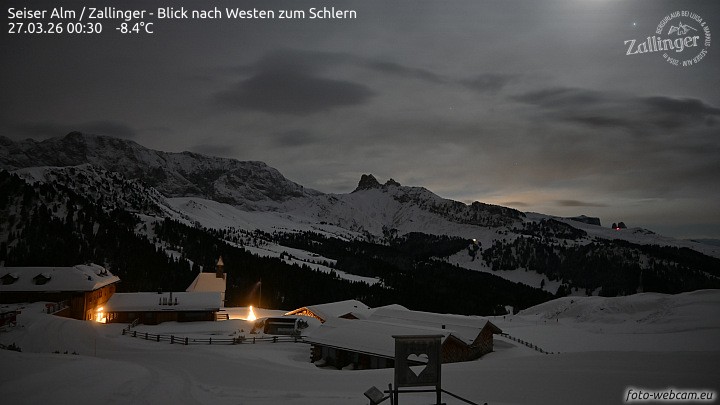 Archiv Foto Webcam Almgasthof Zallinger (Dolomiten)