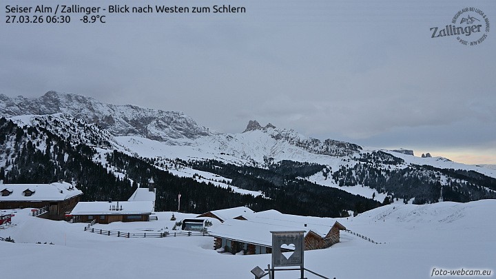 Archiv Foto Webcam Almgasthof Zallinger (Dolomiten)
