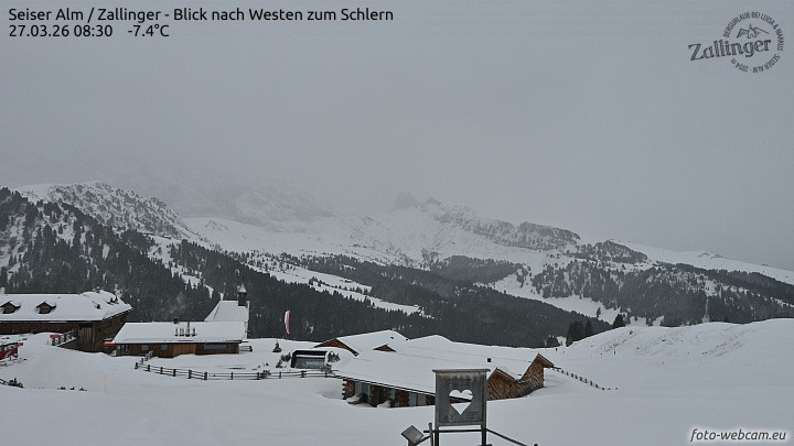 Archiv Foto Webcam Almgasthof Zallinger (Dolomiten)