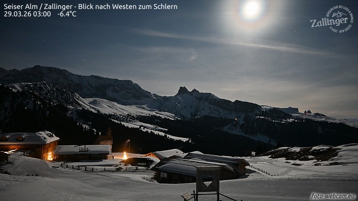 Archiv Foto Webcam Almgasthof Zallinger (Dolomiten)