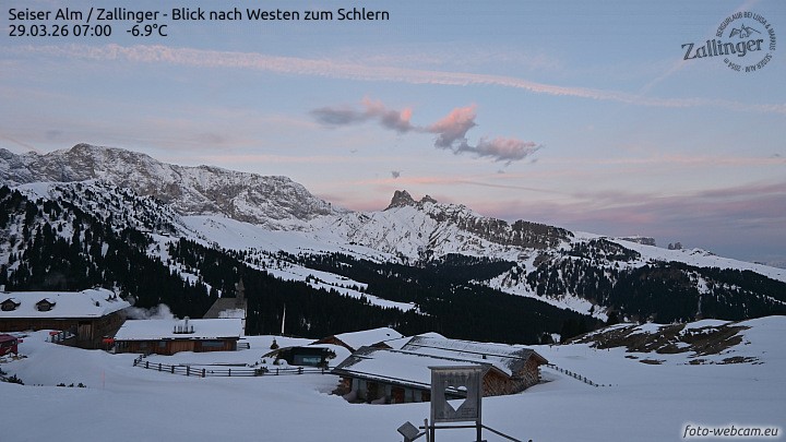 Archiv Foto Webcam Almgasthof Zallinger (Dolomiten)