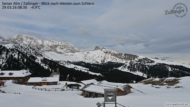 Archiv Foto Webcam Almgasthof Zallinger (Dolomiten)