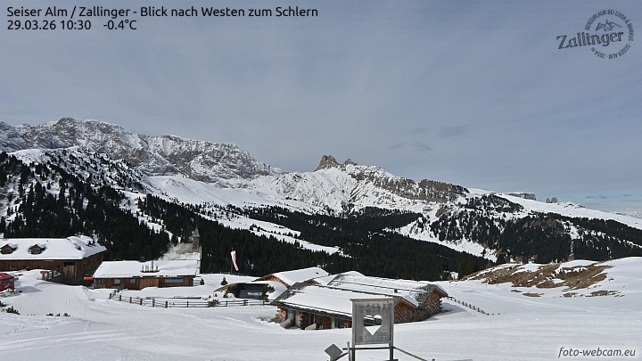 Archiv Foto Webcam Almgasthof Zallinger (Dolomiten)