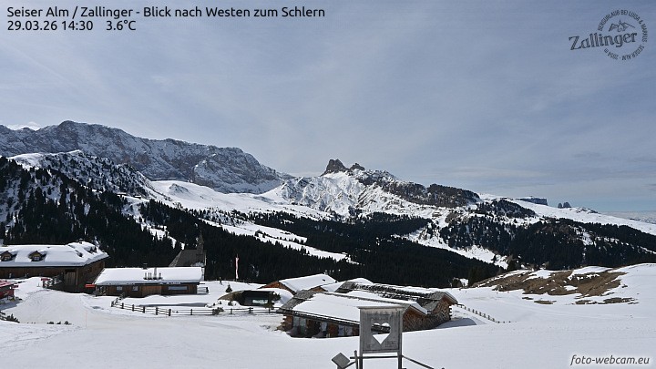 Archiv Foto Webcam Almgasthof Zallinger (Dolomiten)