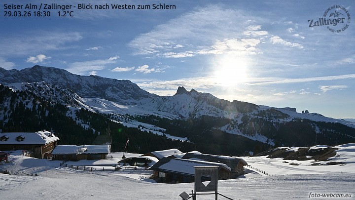 Archiv Foto Webcam Almgasthof Zallinger (Dolomiten)
