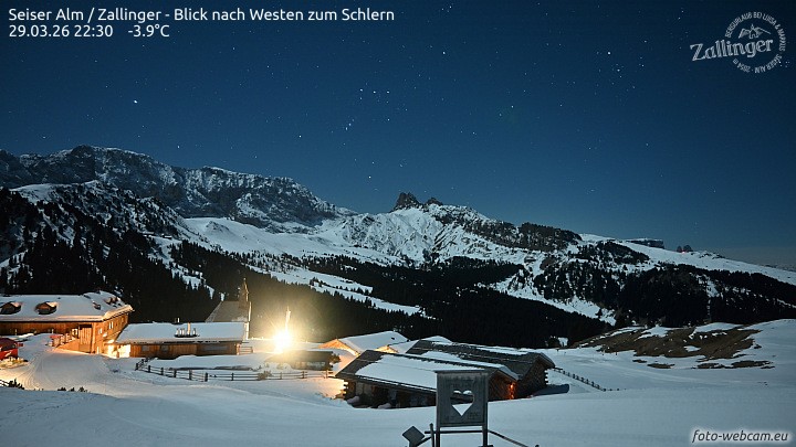 Archiv Foto Webcam Almgasthof Zallinger (Dolomiten)