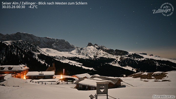 Archiv Foto Webcam Almgasthof Zallinger (Dolomiten)