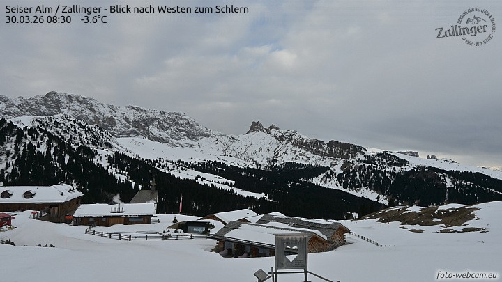 Archiv Foto Webcam Almgasthof Zallinger (Dolomiten)