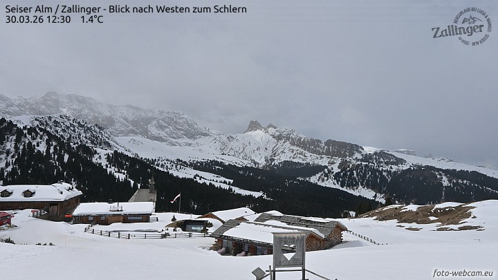 Archiv Foto Webcam Almgasthof Zallinger (Dolomiten)