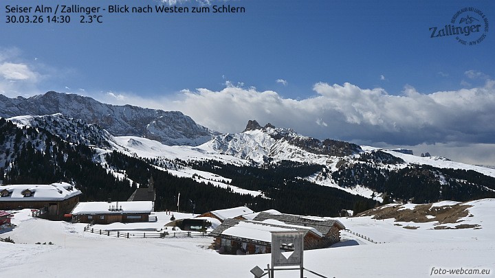 Archiv Foto Webcam Almgasthof Zallinger (Dolomiten)