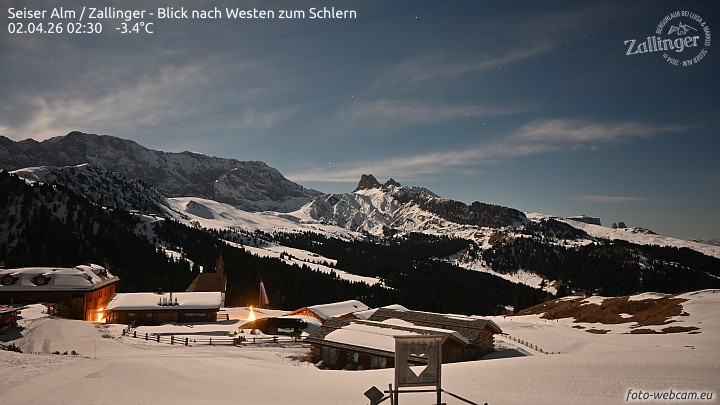 Archiv Foto Webcam Almgasthof Zallinger (Dolomiten)