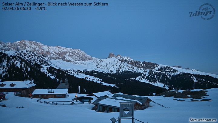 Archiv Foto Webcam Almgasthof Zallinger (Dolomiten)