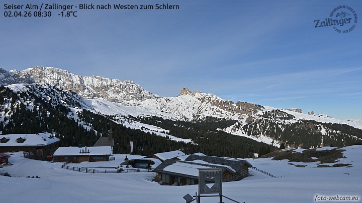 Archiv Foto Webcam Almgasthof Zallinger (Dolomiten)
