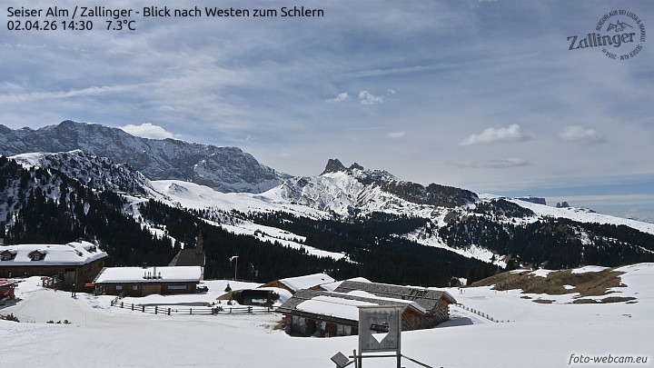 Archiv Foto Webcam Almgasthof Zallinger (Dolomiten)