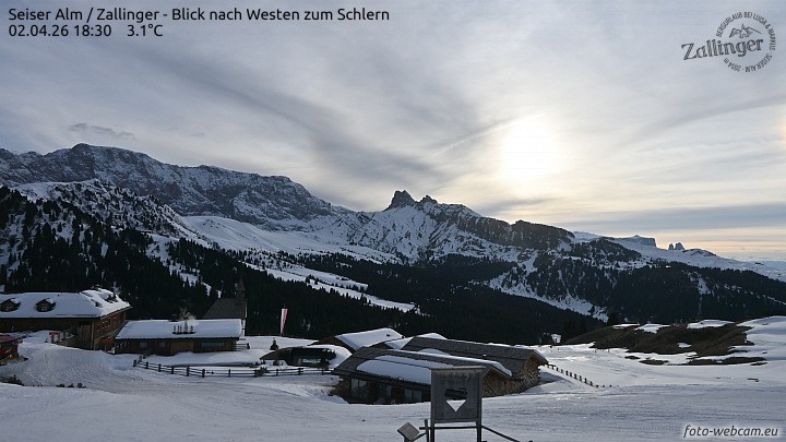 Archiv Foto Webcam Almgasthof Zallinger (Dolomiten)